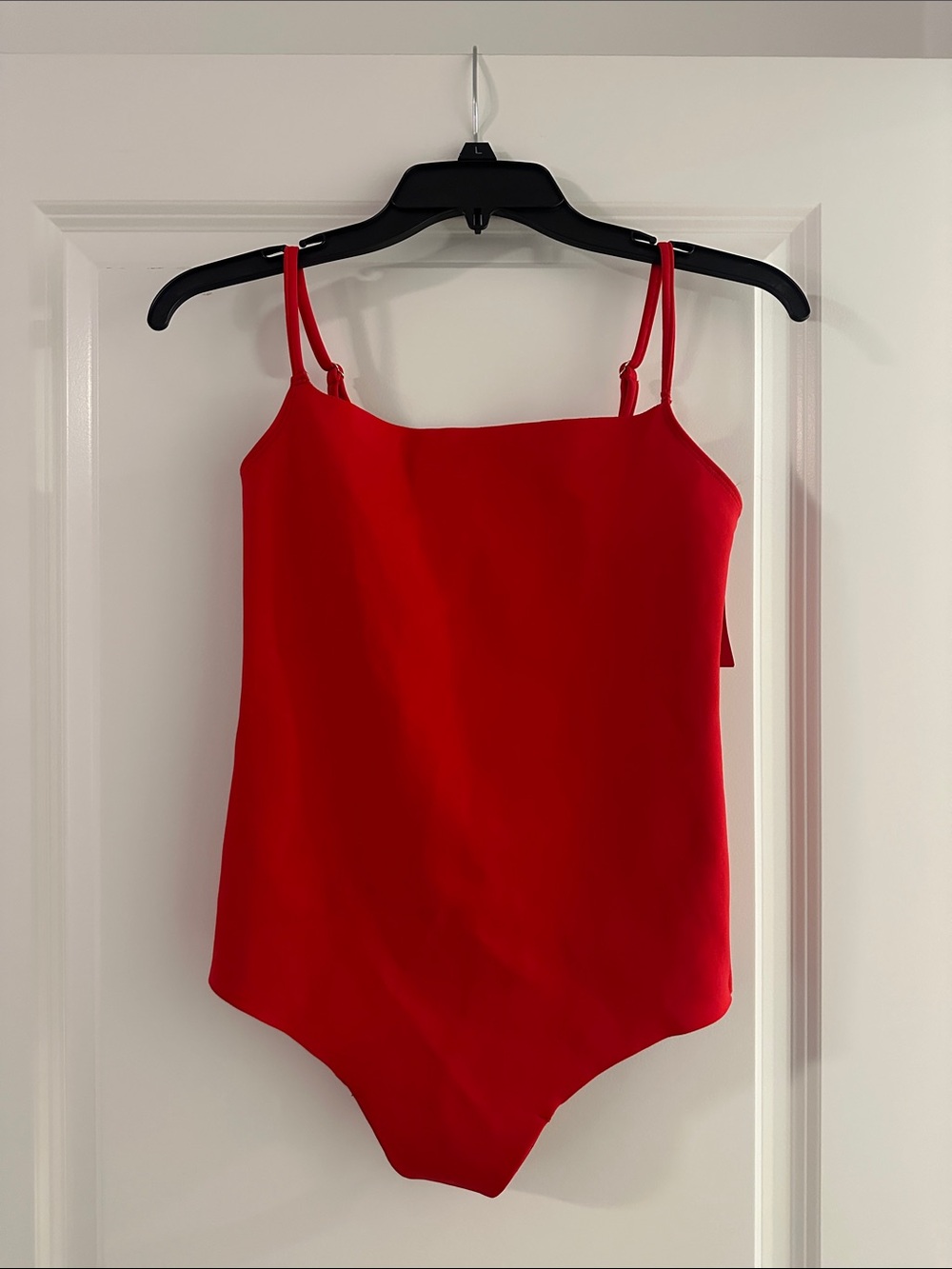 Commando Scarlet Red Neoprene Cami Bodysuit NWT Size M